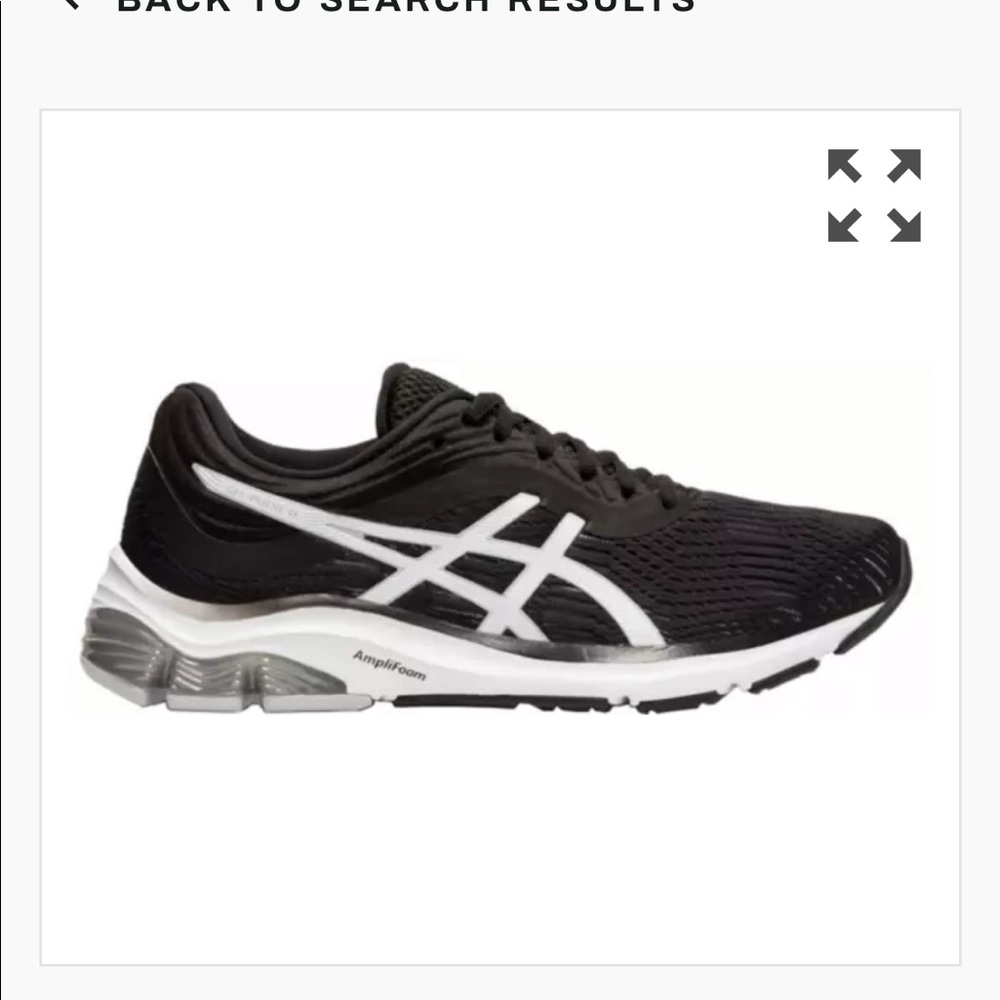 ASICS Running Shoes black and white